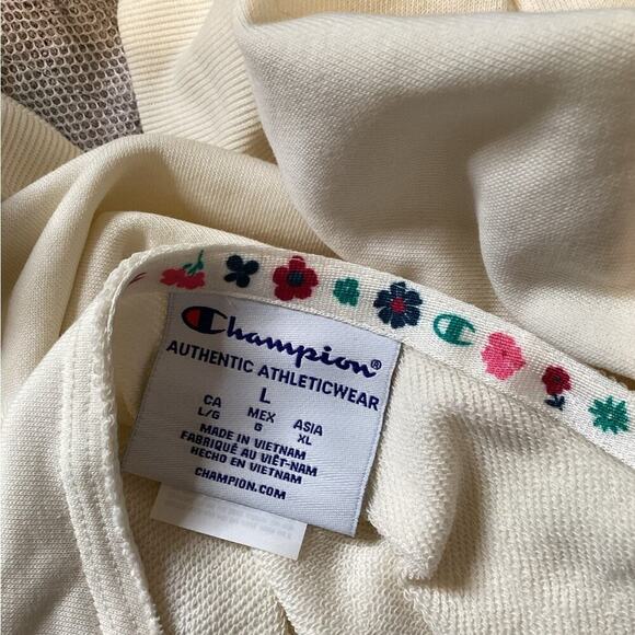 CHAMPIAN FLORAL SWEATSHIRT NWOT MULTI COLOR SIZE LARGE - Picture 7 of 8
